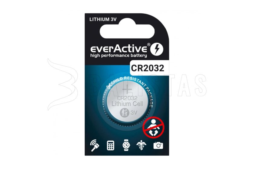 Batterie everActive CR2032 2