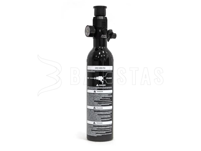 HPA Flasche Spirit Field 0.21l 200bar mit Regulator 850psi 2