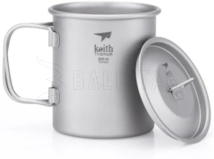 Titanbecher Keith mit Deckel 300ml