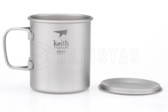 Titanbecher Keith mit Deckel 450ml 6