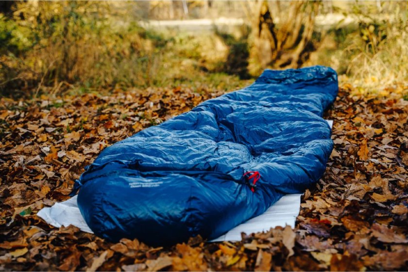 Schlafsack Pinguin Lava 350 175cm blau rechts 10