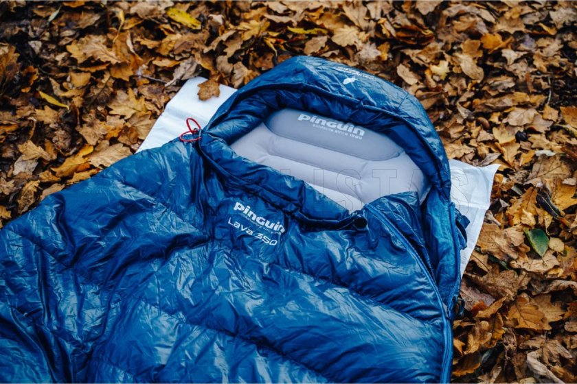Schlafsack Pinguin Lava 350 175cm blau rechts 11