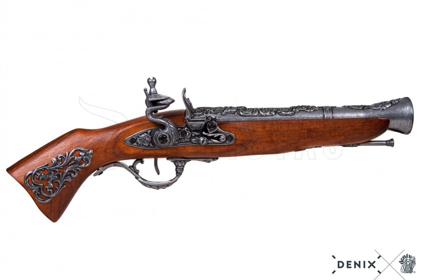 Replik Steinschlosspistole Blunderbuss, Österreich 18. Jahrhundert