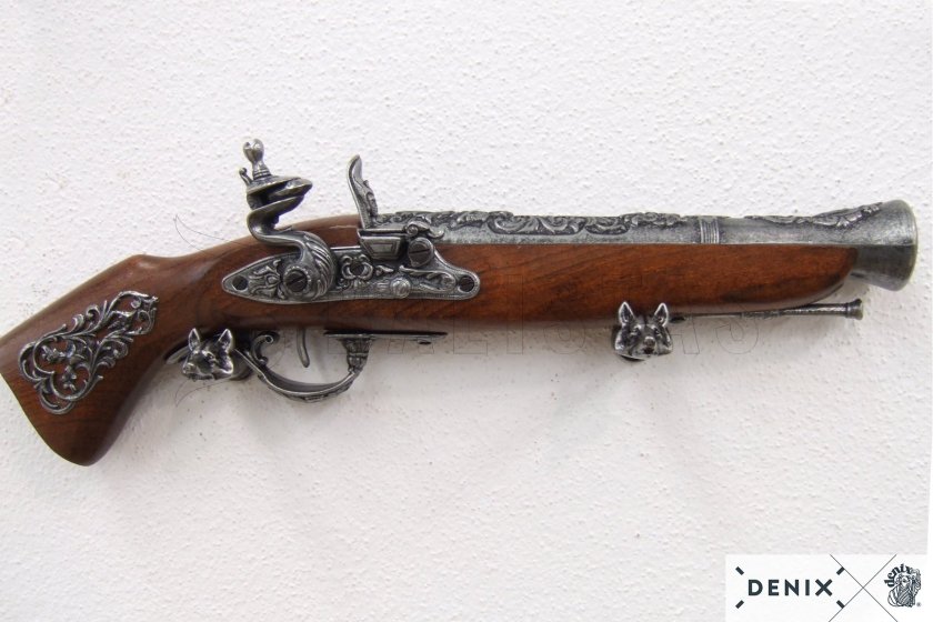 Replik Steinschlosspistole Blunderbuss, Österreich 18. Jahrhundert 10