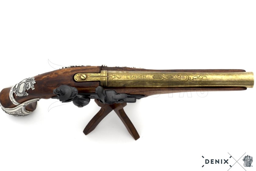 Replik einer Steinschlosspistole von General George Washington, England 18. Jh. 18