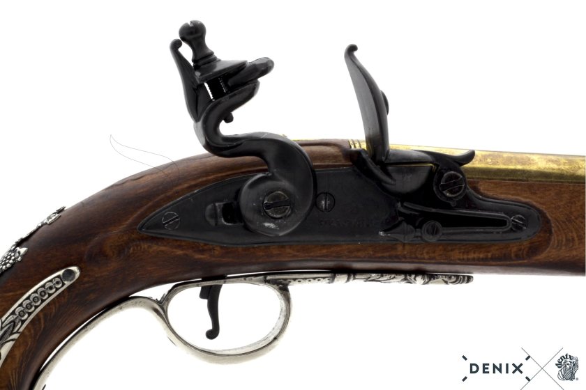 Replik einer Steinschlosspistole von General George Washington, England 18. Jh. 8
