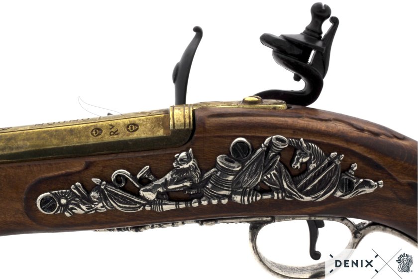 Replik einer Steinschlosspistole von General George Washington, England 18. Jh. 7