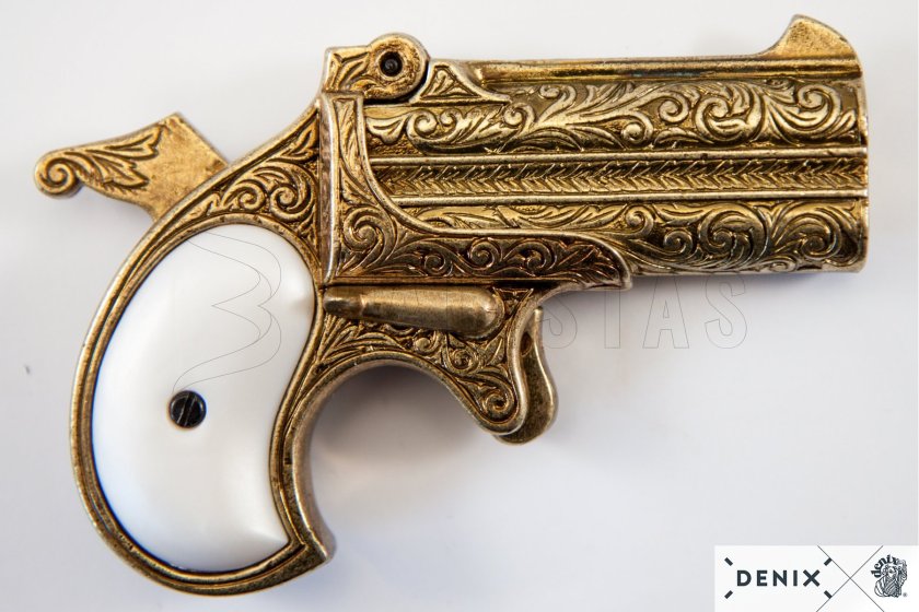 Replik eines doppelläufigen Derringers, USA 1866 2