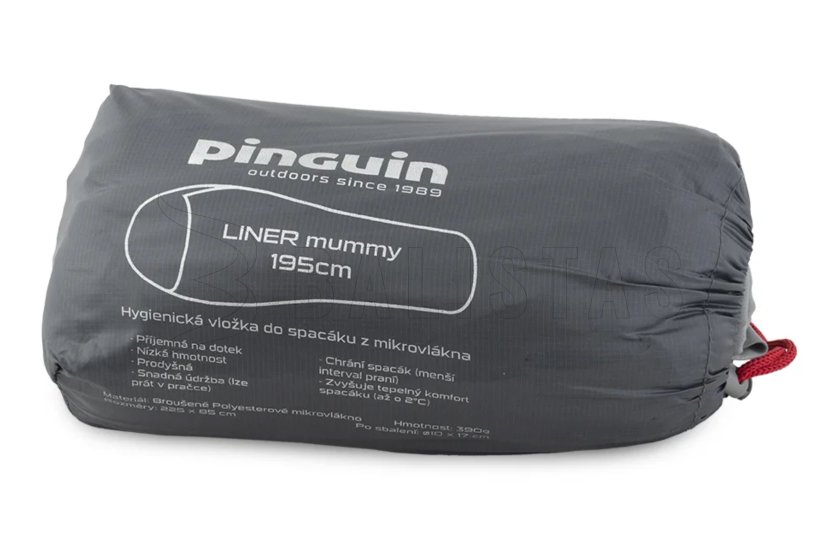 Schlafsack-Inlett Pinguin Liner Mummy 185cm 5