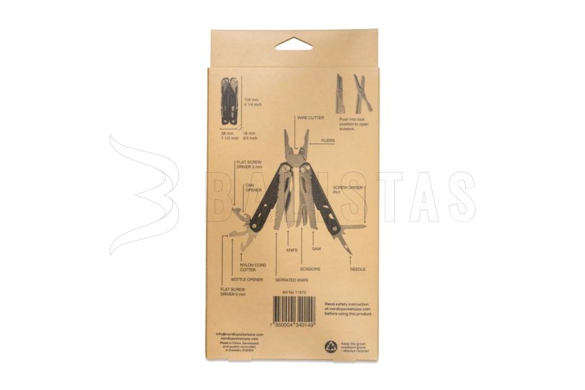 Multifunktionsmesser Nordic Pocket Saw Multi-Tool 13 8