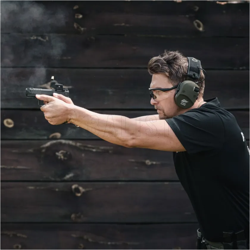Aktiver Kapselgehörschutz RealHunter Active ProSHOT QuadTAC Olivgrün 10