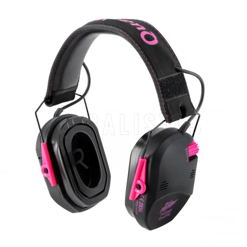 Aktiver Gehörschutz RealHunter Active ProSHOT QuadTAC Devil Pink