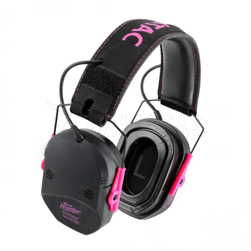 Aktiver Gehörschutz RealHunter Active ProSHOT QuadTAC Devil Pink 4