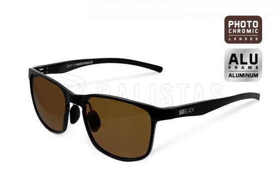 Fotochromatische Brille Delphin SG BLACK braune Gläser