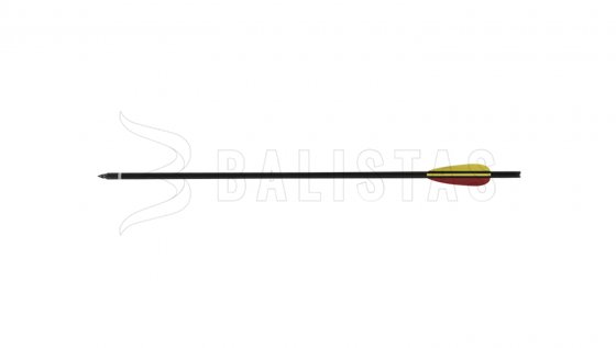 Duralpfeil 16" Mankung schwarz