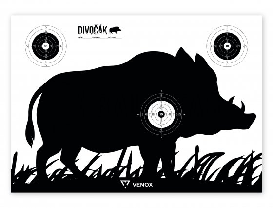 Papierscheibe Venox Divočák 61x43cm 10Stk