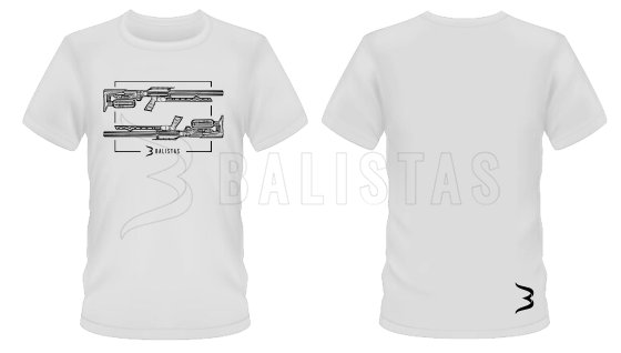 T‑Shirt BALISTAS Slash - Tee White