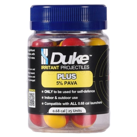 Kugeln Duke Plus Irritant Projectile .68 25 St.
