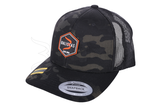 Kappe BALISTAS Badge - Trucker Multicam Black