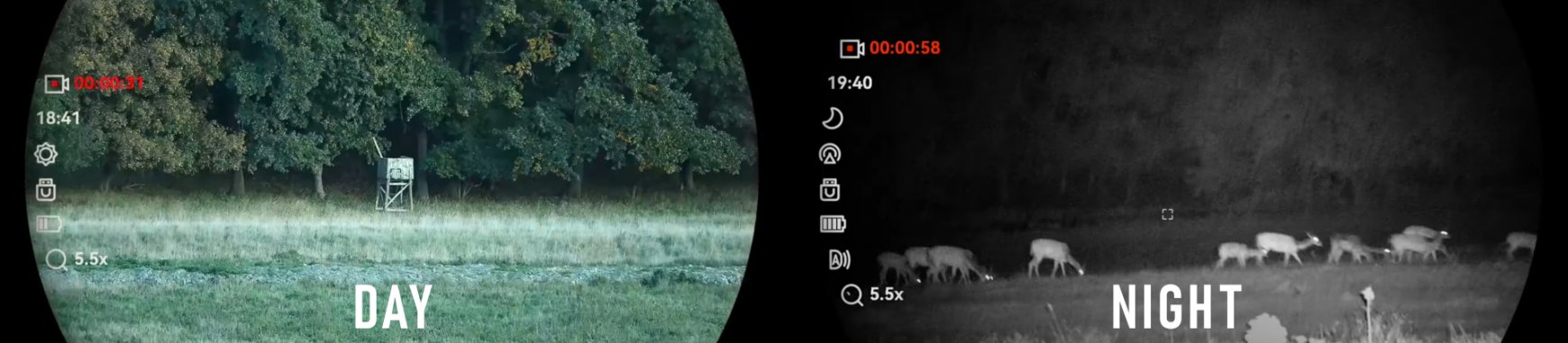 Multispektrální dalekohled Hikmicro Habrok Pro text Optical