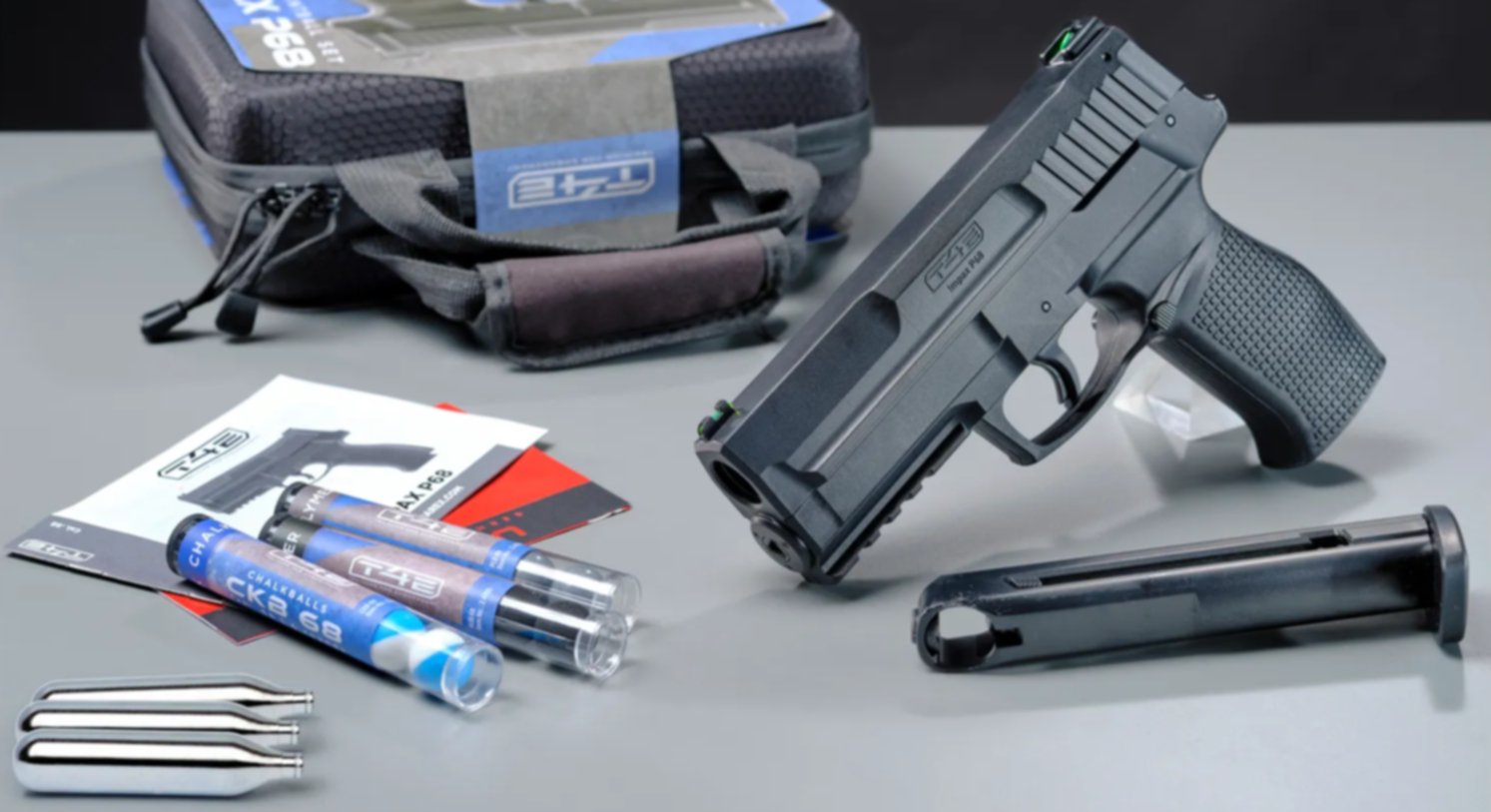 RAM Pistole Umarex T4E Impax P68 Set text 3